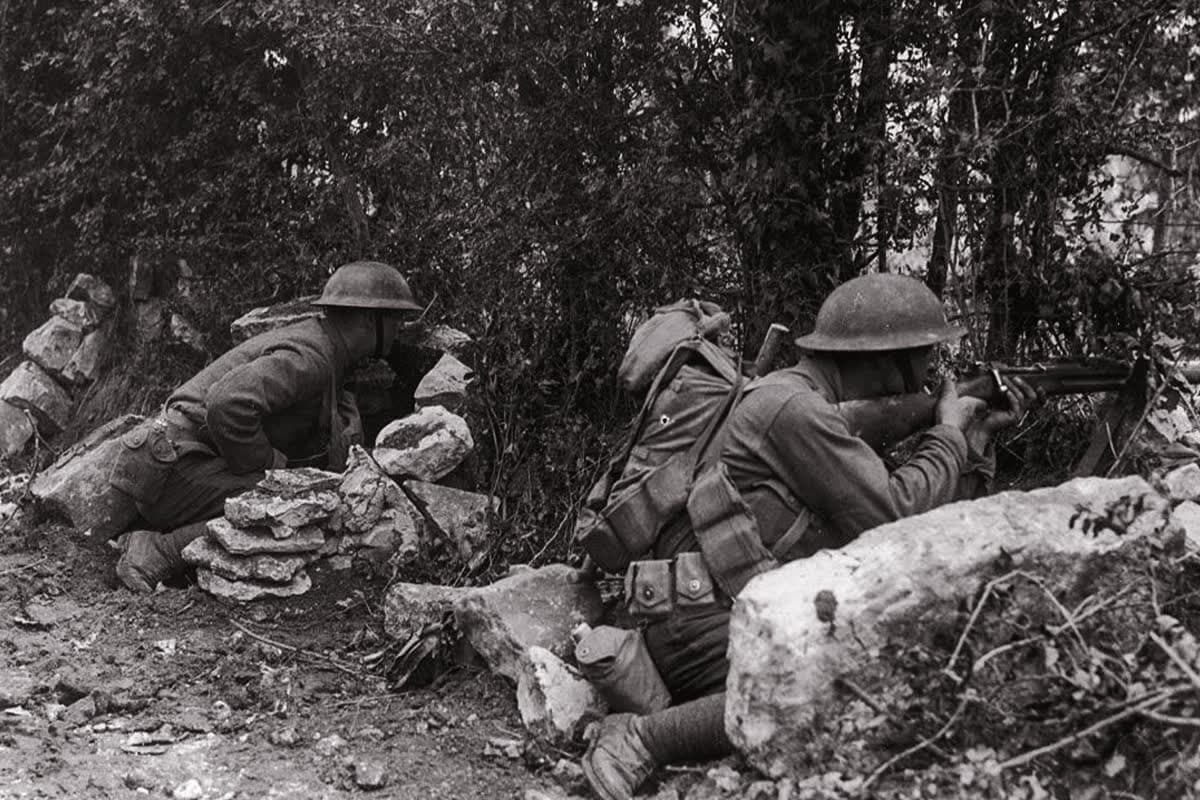 Soldiers of the U.S. 2nd Division near Belleau, France, June 1918